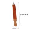 Straight Razor Strop Double Layer Leather Canvas Sharpening Strap view 2