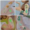 10 Sheets Luminous Tattoos for Teens, Mixed Styles Temporary Tattoos Stickers with Dinosaur for Boys and Girls, Glow Party Supplies, Cute Decorations view 4