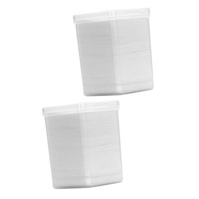 Beaupretty Eyelash Glue Cleaning Cotton Pads 2 Boxes Soft Remover Pads for Nail Art Eyelash Extensions for Makeup Artists and DIY Enthusiasts