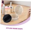 Beaupretty 2pcs Travel Makeup Containers Round Powder Puff Storage Box Case Makeup Organizer Travel Case view 3