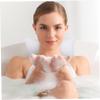 Bathroom Bath Pillow with Suction Cups, Built-in PVC Air Bags, White view 3