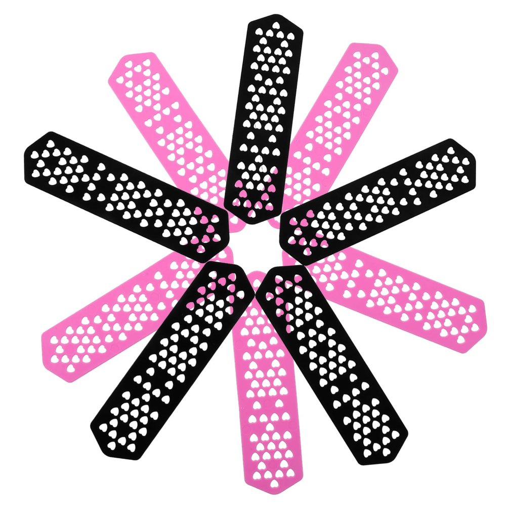 Beaupretty 10pcs Heatproof Perm Plates Hairdresser Accessories for Hairstylist Salon Barber Tools Heat-blocking Film Random