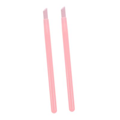 Beaupretty 2pcs Engraving Pen Professional Cuticle Pusher Dead Skin Remover Manicure Tools for Nail Care Pink