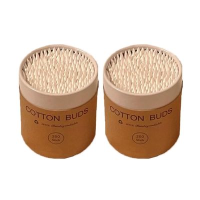 Organic Cotton Swabs - Ultra Soft Tips - Sturdy and Durable - Hypoallergenic - Chlorine Free - Sustainable - Natural, Vegan & Cruelty Free - Skin Care & Self Care (White)