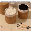 Organic Cotton Swabs - Ultra Soft Tips - Sturdy and Durable - Hypoallergenic - Chlorine Free - Sustainable - Natural, Vegan & Cruelty Free - Skin Care & Self Care (White) view 2