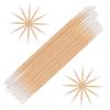 CALLARON 8packs Micro Brush Applicators for Eyelash Extensions Durable Cotton Swabs for Makeup and Cleaning Non-breakable Handle and Fluffy Tips for Daily Use view 1