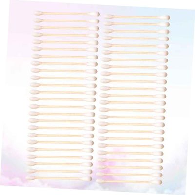 CALLARON 300pcs Cotton Buds Dual-tip Cotton Swabs for Makeup Cleaning and Skin Care for Household Use for Travel and Daily Needs