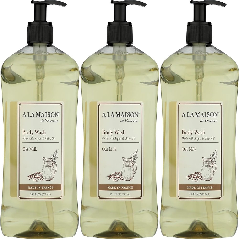 A LA MAISON Oat Milk Body Wash 25.36 Fl Oz, 3 Pack
