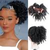 Bun, 4 - Inch Short Synthetic Afro Kinky Curly Hair Bun Extension for Women for Women(Gray) view 2