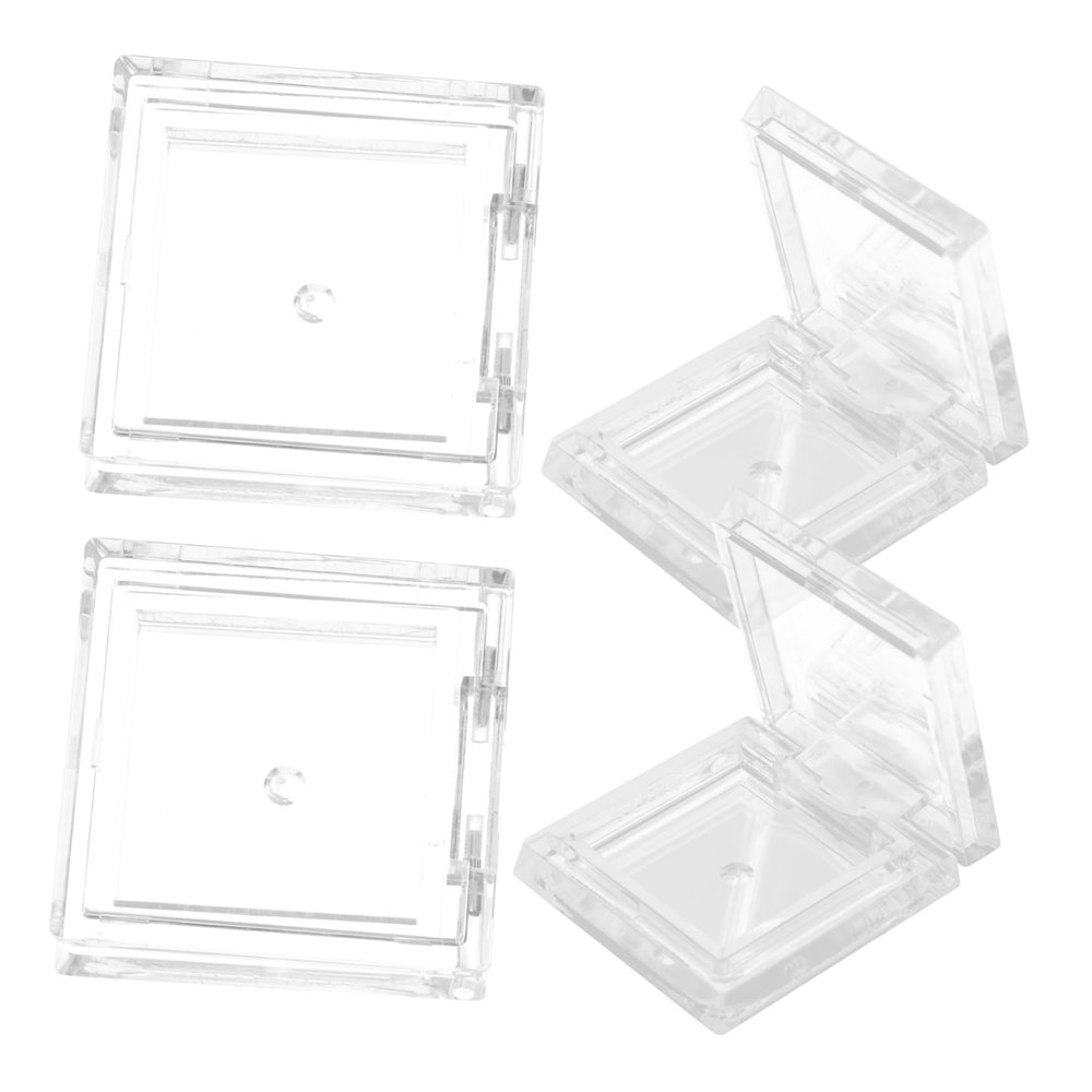 Beaupretty Refillable Makeup Palette Set 4 Empty Eyeshadow Pans for Cosmetics Travel-friendly