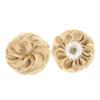 Bun, Synthetic Messy Bun Extensions,Fluffy Chignon, Bird's Nest Design, Retractable Wavy for Women(Gold) view 1
