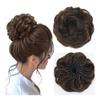 Bun, Synthetic Messy Bun Extensions,Fluffy Chignon, Bird's Nest Design, Retractable Wavy for Women(Gold) view 3
