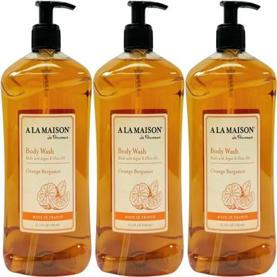 A LA MAISON Orange Bergamot Body Wash 25.36 Fl Oz, 3 Pack