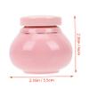 GALPADA Ceramic Travel Jar Screw Lid for Herbal Powder 200ml Refillable Cream and Ointment Storage for Home and On-the-Go Use view 2