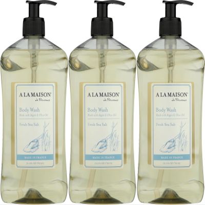 A LA MAISON Fresh Sea Salt Body Wash 25.36 Fl Oz, 3 Pack