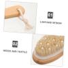 Vaguelly 4pcs Practical Bathing Brush Spa Back Brush Kit for Gentle Skin Care Cleaning view 4
