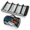 Xiaoyanbd Soccer Rugby Travel Toiletry Bag for Women, 4 in 1 Roll Up Makeup Cosmetic Bag With 4 Removable PVC Zipper Pouch view 1