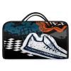 Xiaoyanbd Soccer Rugby Travel Toiletry Bag for Women, 4 in 1 Roll Up Makeup Cosmetic Bag With 4 Removable PVC Zipper Pouch view 2