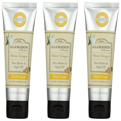 A LA MAISON White Ginger Hand Cream 1.7 oz, 3 Pack