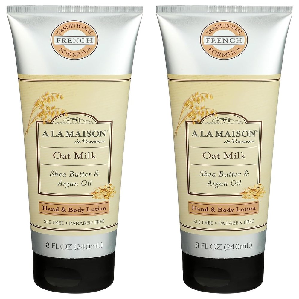 A LA MAISON Oatmilk Body Lotion 8 oz, 2 Pack
