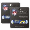 FANMATS 37420 NFL - Los Angeles Rams SPF 15 Lip Balm 2-pk | Royal Blue | 2.5"x 1" | Ram Head Secondary Logo view 1