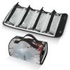 Xiaoyanbd Oil Painting Paris European City Landscape Travel Toiletry Bag for Women, 4 in 1 Roll Up Makeup Cosmetic Bag With 4 Removable PVC Zipper Pouch view 1