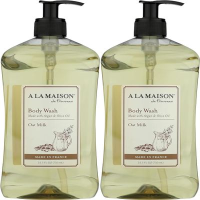 A LA MAISON Oat Milk Body Wash 25.36 Fl Oz, 2 Pack