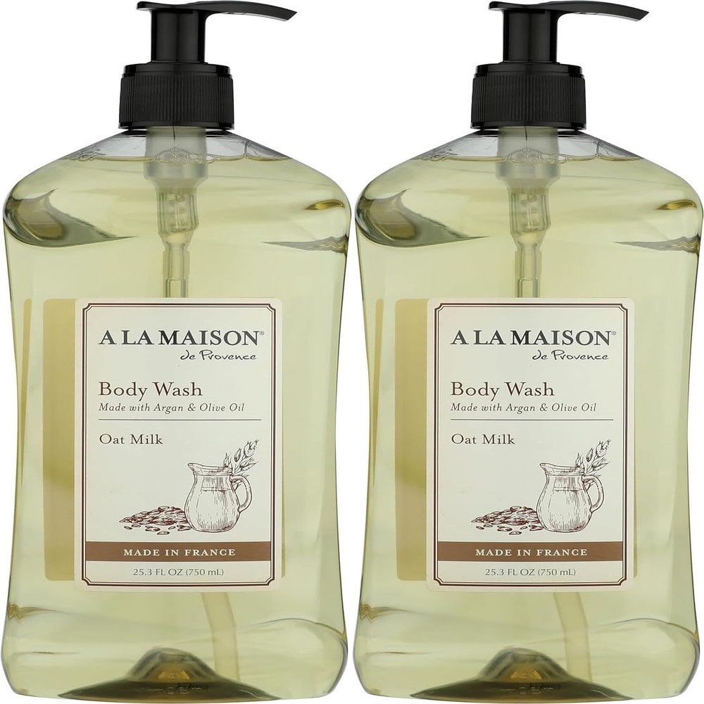 A LA MAISON Oat Milk Body Wash 25.36 Fl Oz, 2 Pack