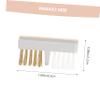 Beaupretty 3pcs Copper Wire Cleaning Brush for Nail Drill Bits Nail Art Tools Cleaning Brush view 2