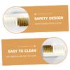Beaupretty 4pcs Copper Wire Cleaning Brush for Nail Drill Multi-functional Nail Dust Remover Brush for Salon and Home Use Ergonomic Design for Easy Cleaning view 2