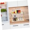 GALPADA Makeup Display Stand Shampoo Rack Bathroom Holder Vanity Trays Cosmetic Storage Rack Shampoo Stand view 2