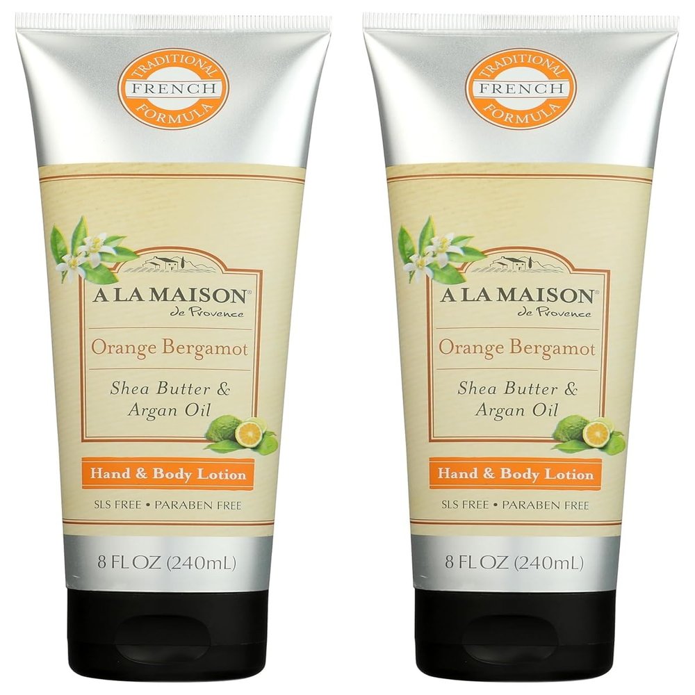 A LA MAISON Orange Bergamot Body Lotion 8 oz, 2 Pack
