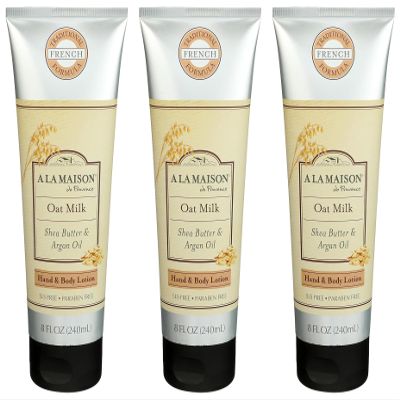 A LA MAISON Oatmilk Body Lotion 8 oz, 3 Pack