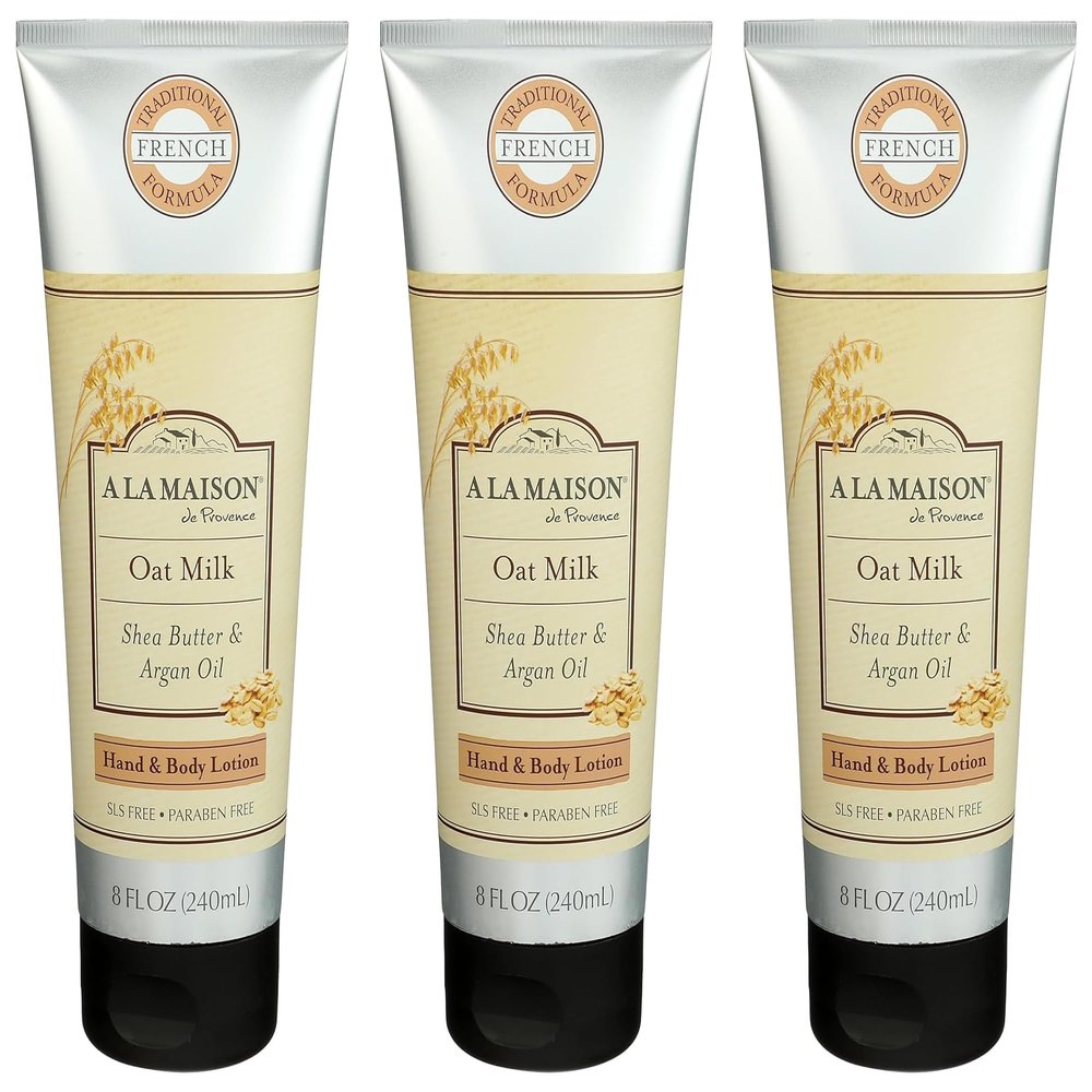 A LA MAISON Oatmilk Body Lotion 8 oz, 3 Pack