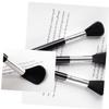 PartyKindom 4 Pcs Nail Dust Brush Set Fingernail Cleaning Scrubber for Nail Art Soft Bristles Ergonomic Handle for Home Salon Use view 4