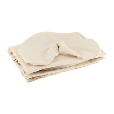 3 Pieces Massage Table Sheet Set SPA Bed Cover Breathable Lightweight, Beige Yellow