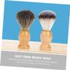 CALLARON 2pcs Multipurpose Shaving Brush Barber Brush for Soap Salon Cleaning Facial Cleansing view 2