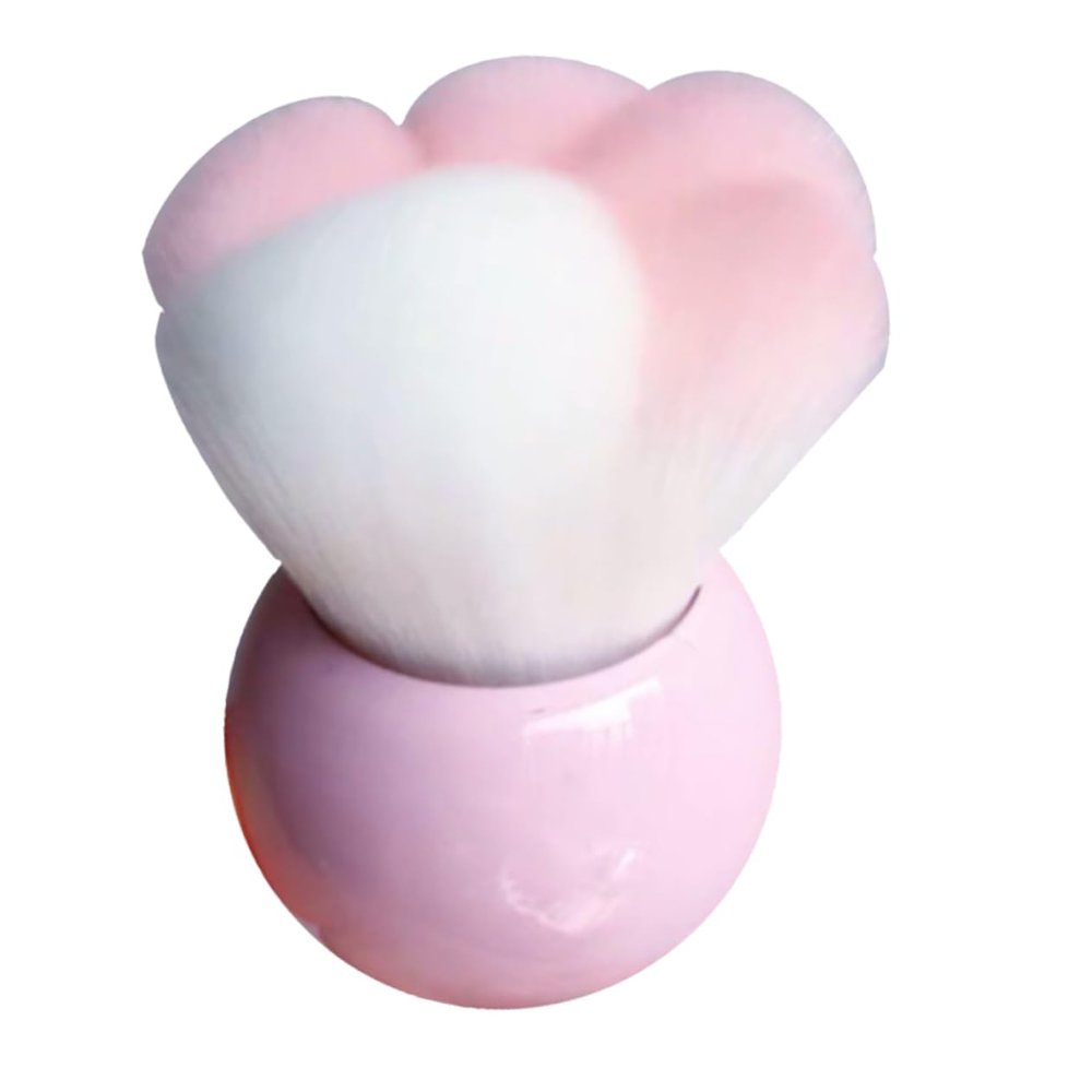 Cat Paw Makeup Brush for Powder Blush, Portable Reusable Cosmetic Tool