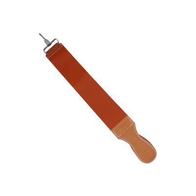 DEARMAMY Double-Layer Cowhide Leather Razor Strop Sharpening Strap for Barbers 2-Piece Adjustable Polishing Cloth Suitable for Straight Razors and Blades