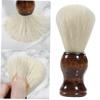 DEARMAMY Portable Beard Brush Soft Bristles for Men Skin-friendly Shaving Brush Convenient Travel for Beard Care and Grooming view 2