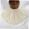 DEARMAMY Portable Beard Brush Soft Bristles for Men Skin-friendly Shaving Brush Convenient Travel for Beard Care and Grooming view 4