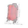 BESPORTBLE 2pcs Mini Suitcase Candy Box Lightweight Travel Storage for Makeup Eyelashes and Accessories Compact Plastic Trolley Design view 2