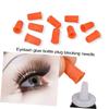 PartyKindom 100pcs Eyelash Bottle Plug Needles for Glue Dispensing Convenient Eyelash Extensions Tool for Professional Beauty Salons Unclogs Dried Glue Portable view 4