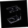 CALLARON Badger Shaving Brush Holder Wall Mount Razor Brush Stand Acrylic Material for Men's Razors view 3