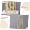 ERINGOGO Wooden Hair Braiding Rack Multi-Functional Wall-Mounted Hair Extension Holder for Salon Use Sturdy Design and Home Braiding Includes Thread Spools view 3