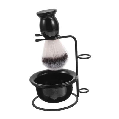 NOLITOY Shaving Kit for Men Brush Bowl Set Stand Gentle Nylon Bristles for Wet Shaving