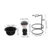 NOLITOY Shaving Kit for Men Brush Bowl Set Stand Gentle Nylon Bristles for Wet Shaving view 2