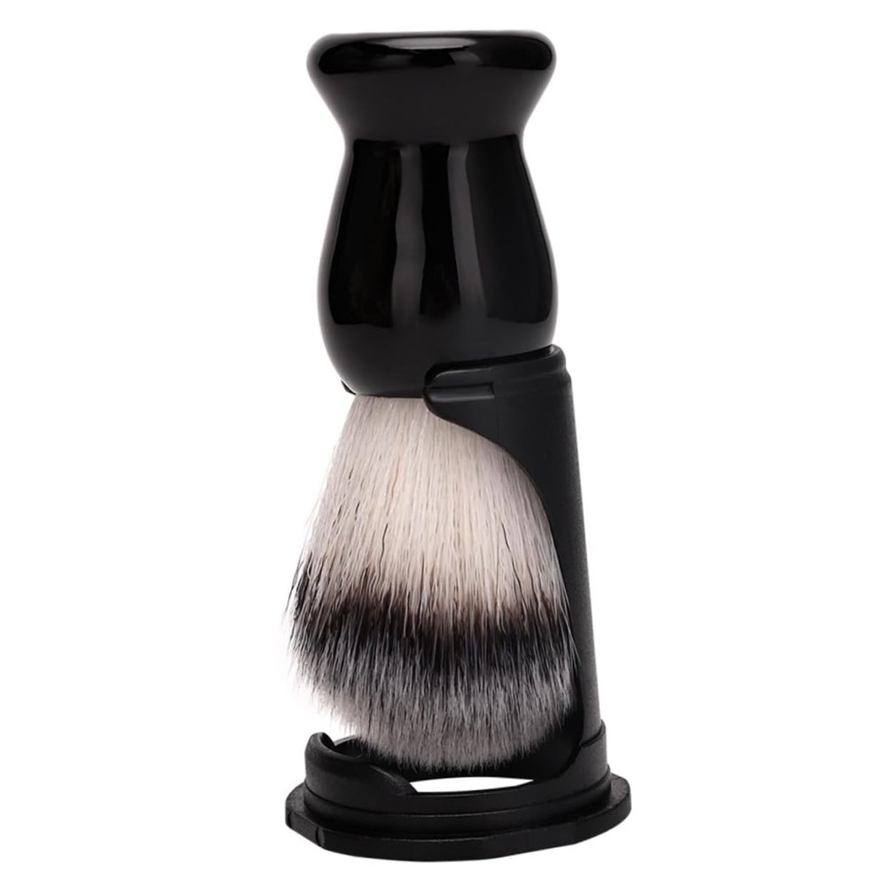 GALPADA 1set Beard Shaving Brush with Storage Stand for Men Grooming Accessory for Beard Maintenance Versatile Sleek Design for Grooming Routine