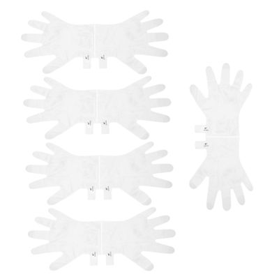 CALLARON 5pair Hand Whitening Gloves Exfoliating Mask Palm Membrane Cuticle Remove Spa Gloves
