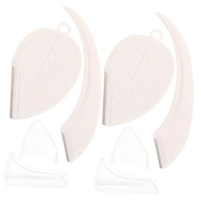 VICASKY 4pcs Facial Hair Removal Kit Women Eyebrow Razors Personal Trimmer for Travel Beauty Salons